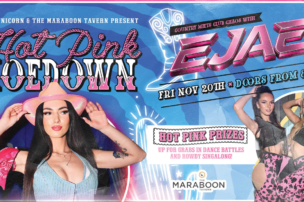 Hot Pink Hoedown — E JAE | Maraboon Tavern, Emerald