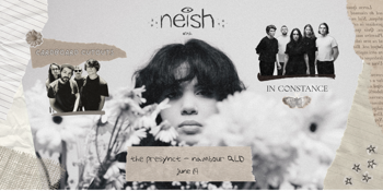 Neish with In Constance and Cardboard Cutouts