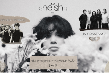 Neish with In Constance and Cardboard Cutouts