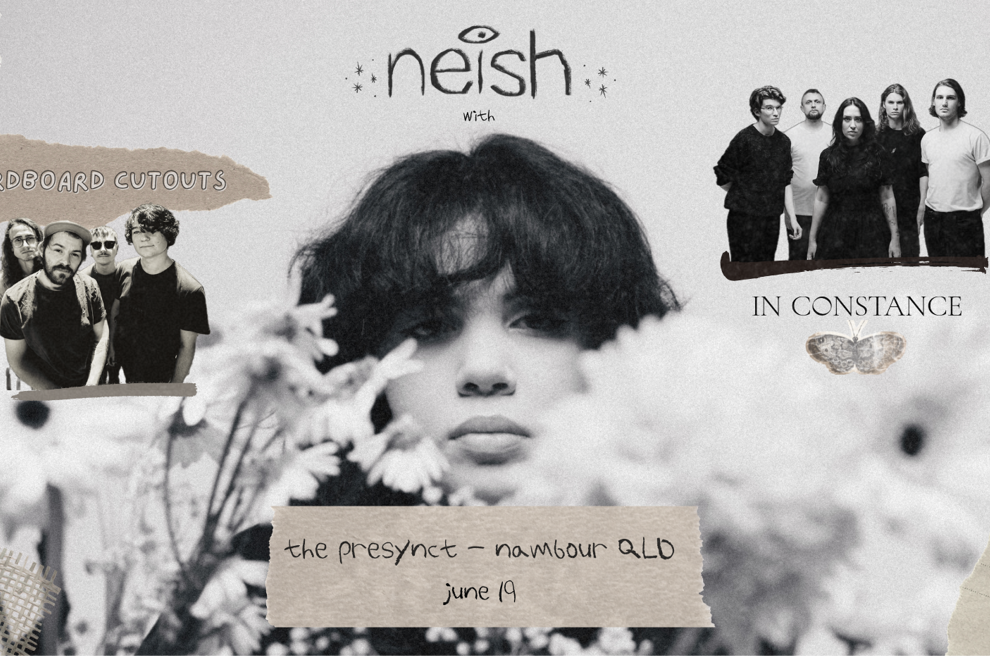 Neish with In Constance and Cardboard Cutouts