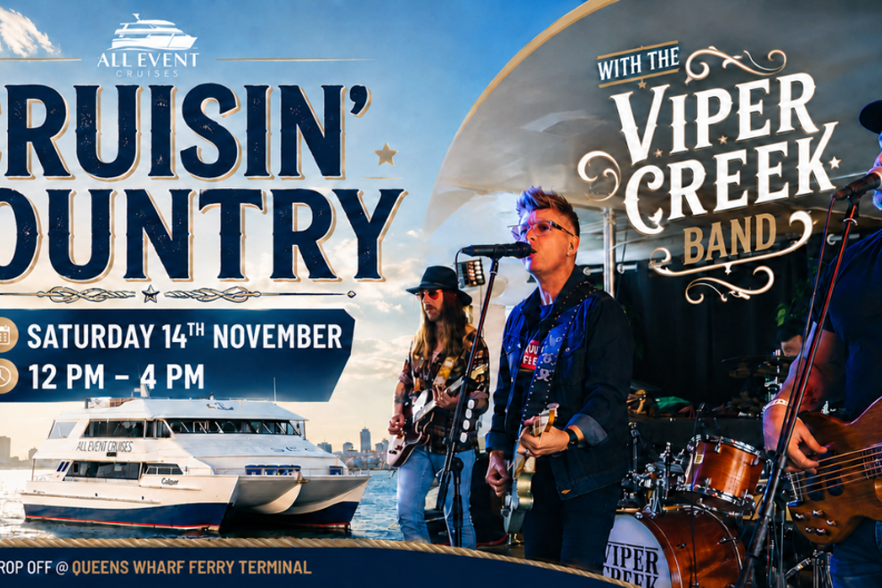Cruisin' Country| feat. The Viper Creek Band | Newcastle Harbour Cruise
