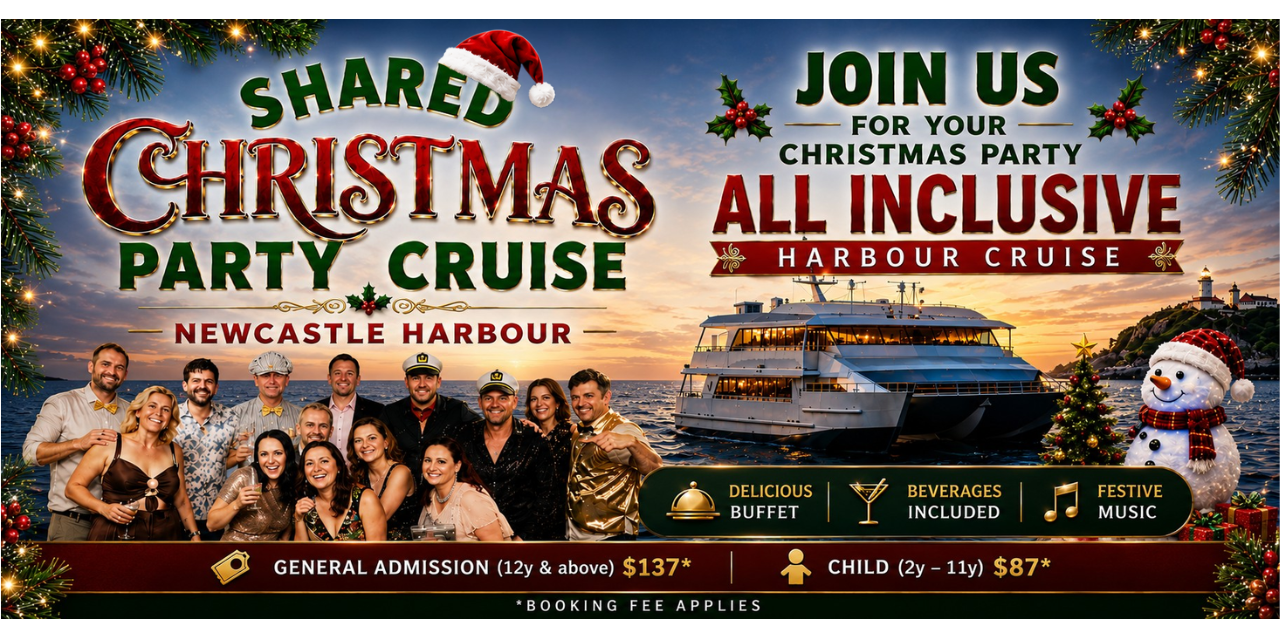 Shared Christmas Party Cruise - Dinner Session
