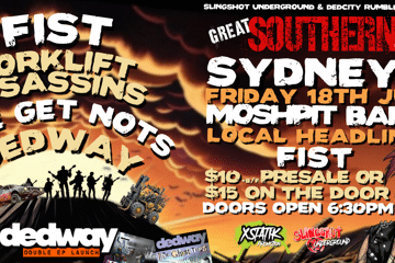 SYDNEY DedCity Rumble Tour '25 Moshpit Bar