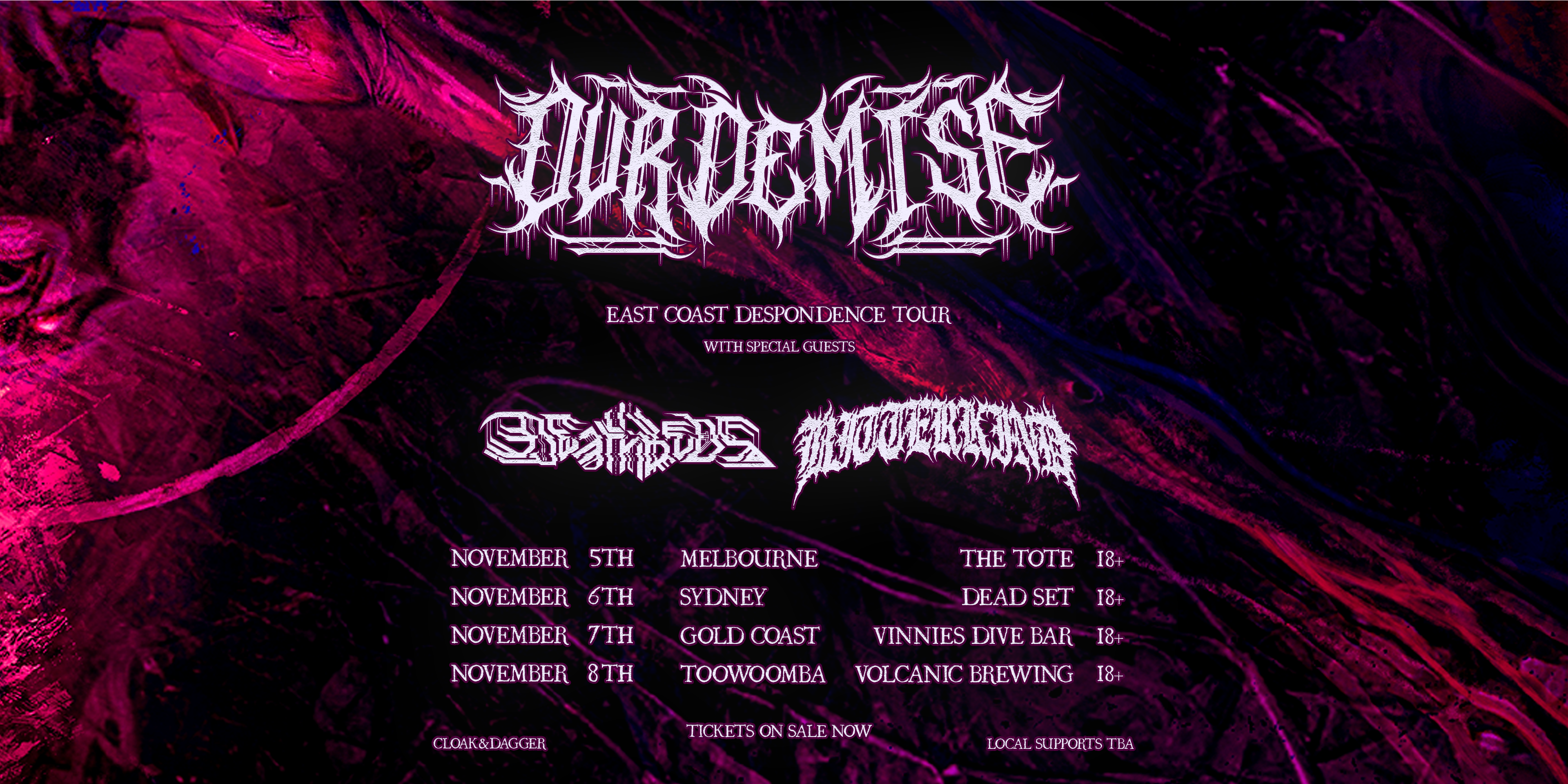 Our Demise “DESPONDENCE” TOUR-Sydney