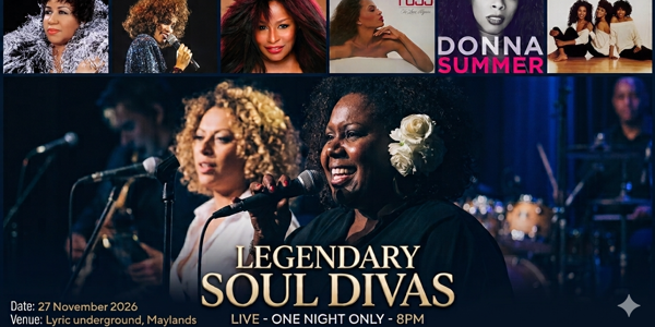 Legendary Soul Divas live at Lyric's Underground - Concert poster