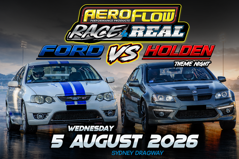 Aeroflow Race 4 Real FORD VS HOLDEN THEME NIGHT