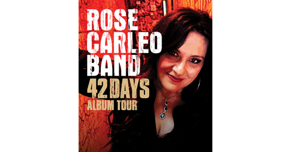 Rose Carleo Band. 42 Days Album Tour Bone Idol Brewery Toowoomba live at Bone Idol Brewery - Concert poster