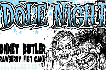 Dole Night with Monkey Butler + Strawberry Fist Cake