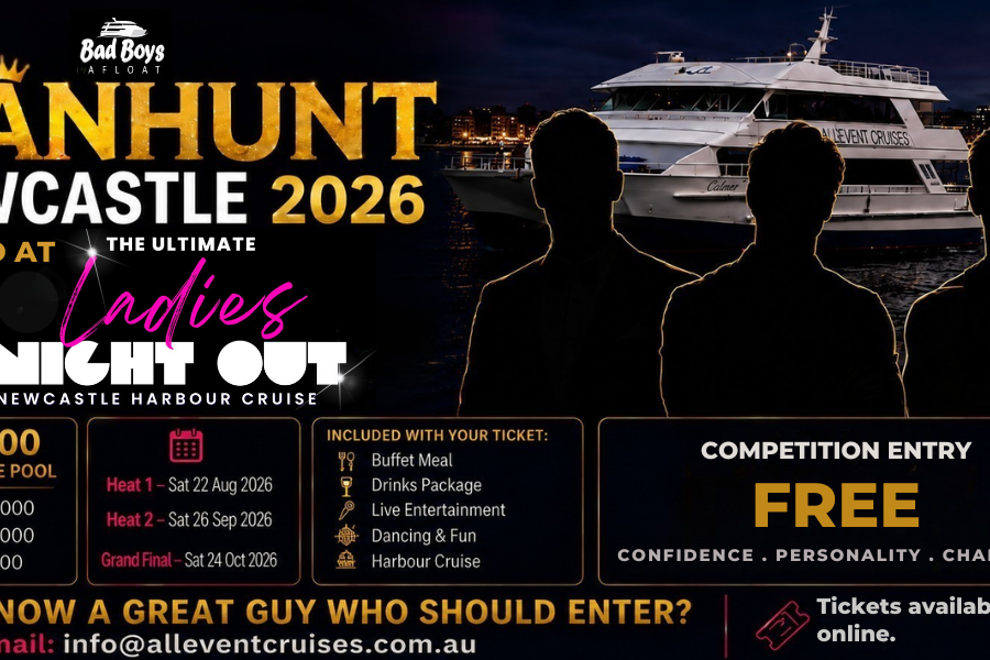 MANHUNT NEWCASTLE 2026 – HEAT 2 on Newcastle Harbour