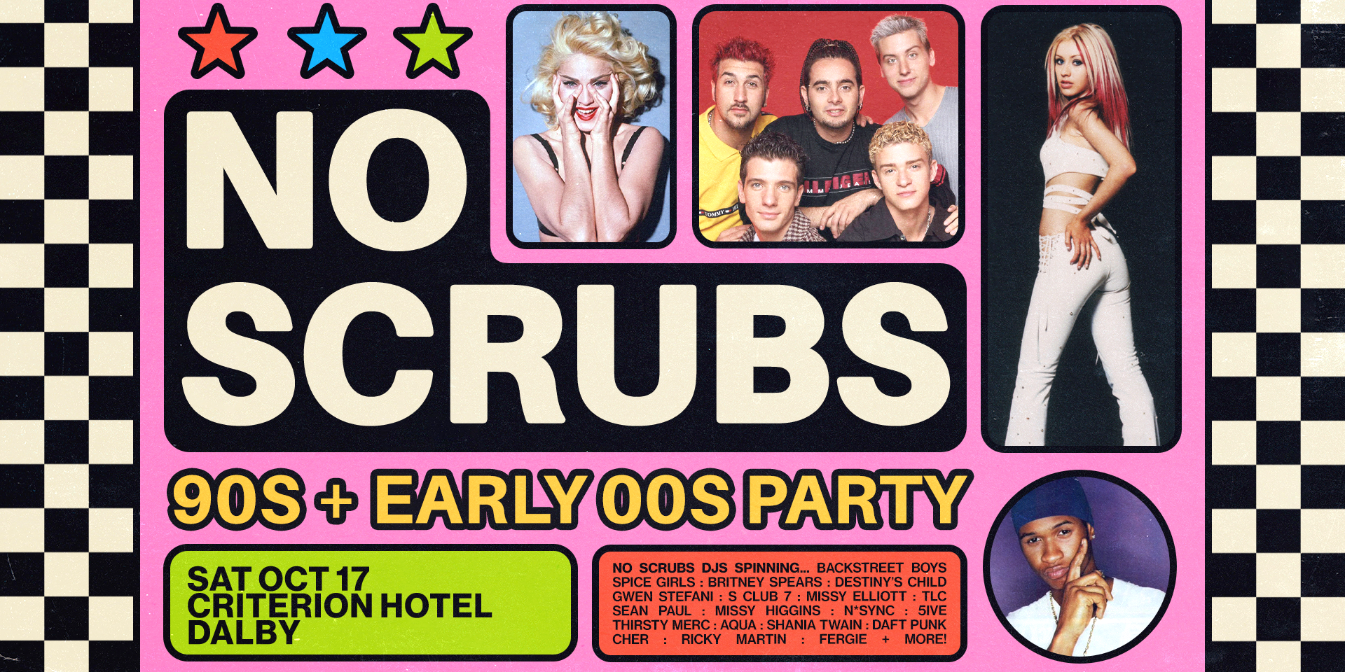 No Scrubs: 90s + Early 00s Party - Dalby