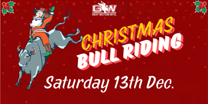 CHRISTMAS BULL RIDE AT THE GREAT WESTERN 2025