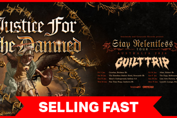JUSTICE FOR THE DAMNED: ‘Stay Relentless’ Album Tour - Melbourne