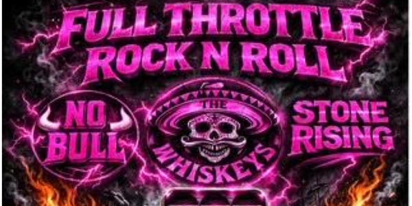 Full Throttle Rock 'n' Roll live at Blah Bar in Lismore on April 26, 2026 - Concert poster