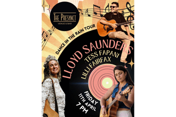 Embrace The Rhythm: Lloyd Saunders ‘Dance In The Rain’ Tour Featuring Tess Fapani & Lilli Fairfax at The Presynct