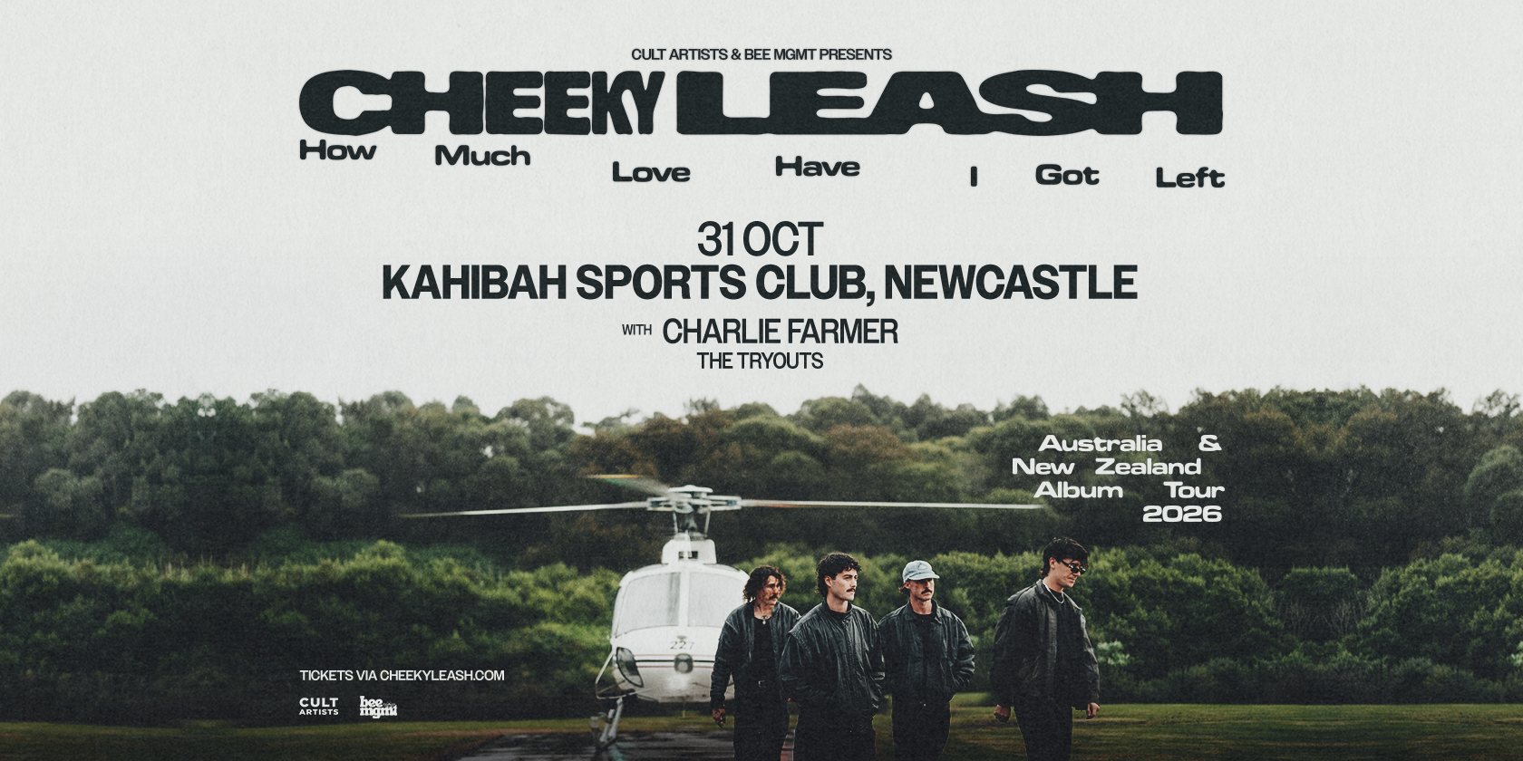 Cheeky Leash ‘How Much Love Have I Got Left’ Aus & NZ Album Tour