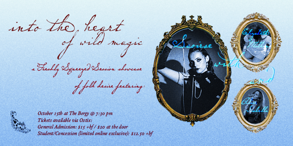 Into the heart of wild magic, a Freshly Squeezed Showcase of Folk Desire live at Bergy Bandroom - Concert poster