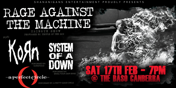 Event image for Rage Against The Machine + More Tribute