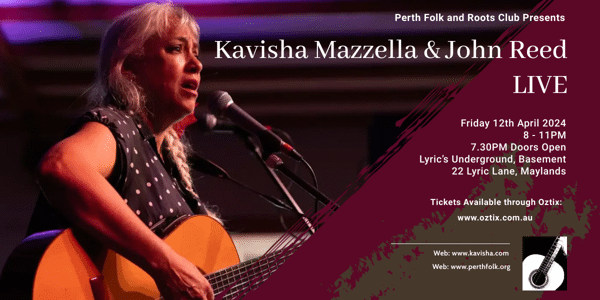 Event image for Kavisha Mazella + John Reed