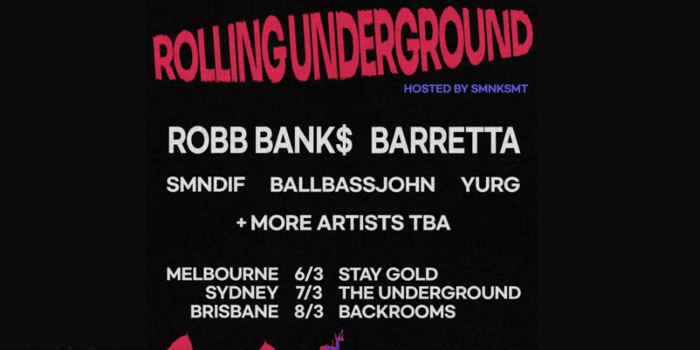 Rolling Underground w/ Barretta, Rob Banks & More