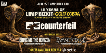 LIMP BIZKIT 'Gold Cobra' 15 Year Anniversary Tribute w/ Bring Me The Horizon & Evanescence Tributes | Amplifier Bar
