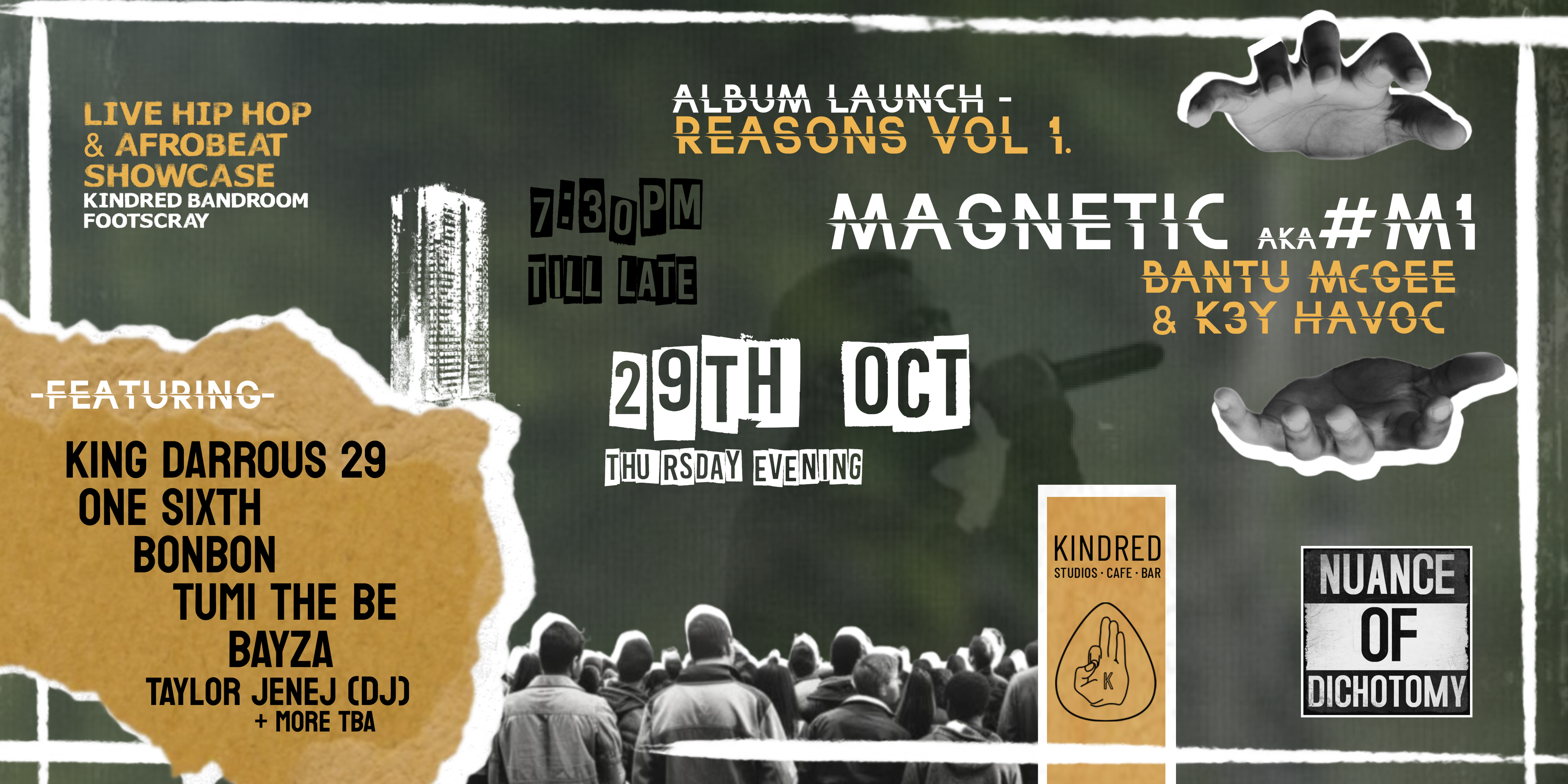 MAGNETIC M1 - REASONS VOL.1 - ALBUM LAUNCH