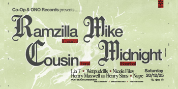 Co-Op & ONO Records presents ≈ RAMZILLA, COUSIN, MIKE MIDNIGHT & Friends