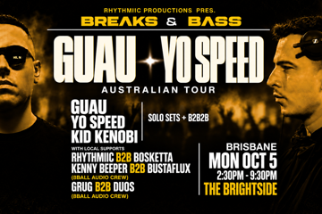 GUAU x YO SPEED OZ TOUR | BRE?KS & B?SS | BRISBANE