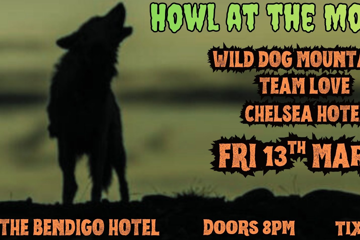 'Howl at the Moon' WILD DOG MOUNTAINS + TEAM LOVE + CHELSEA HOTEL