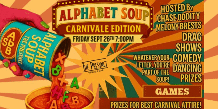 ALPHABET SOUP  CARNIVAL THEME EDITION!