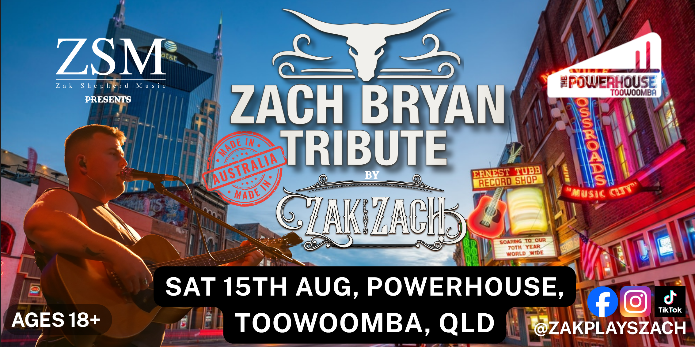 Zach Bryan Tribute Show