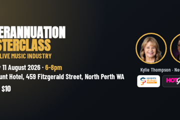 Superannuation Masterclass for the Live Music Industry