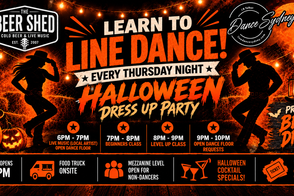 LEARN TO LINE DANCE AT THE BEER SHED!