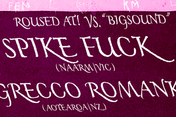 Roused At! pres. Spike Fuck + Grecco Romank + Kitchen's Floor + Terorist