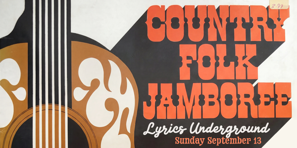 Spring Time Country Folk Jamboree live at Lyric's Underground - Concert poster