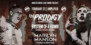 THE PRODIGY Perth Tribute Show w/ System Of A Down & Marilyn Manson Tributes | Amplifier Bar