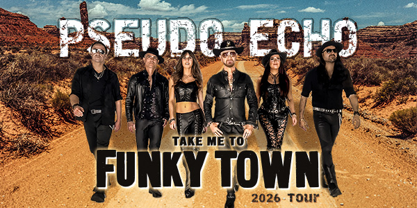 Pseudo Echo - Take Me to Funky Town Tour live at Highfield Caringbah - Concert poster