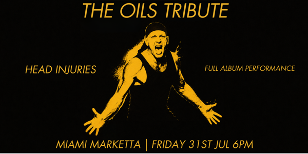 THE OILS TRIBUTE live at Miami Marketta - Concert poster