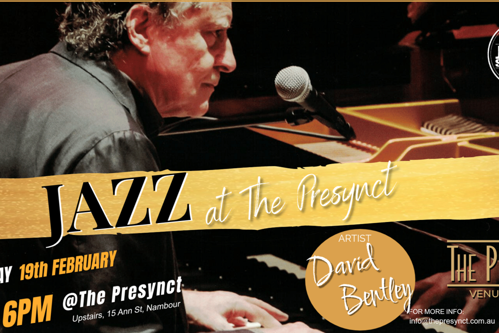 An Evening with David Bentley & Mark Spencer:   Jazz from the soul