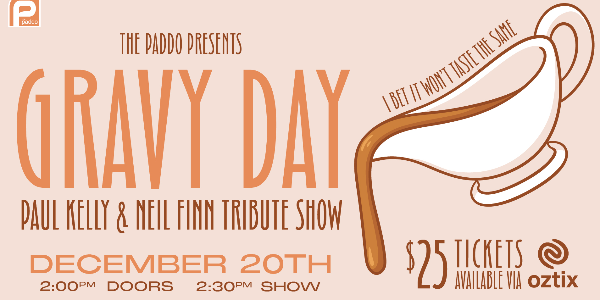 Gravy Day – Paul Kelly & Neil Finn Tribute Show