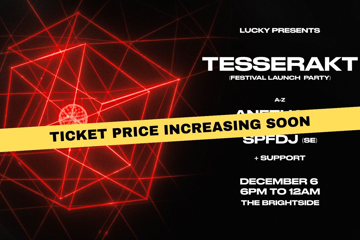 Tesserakt Open Air (Festival Launch Rave) ft ANETHA (France) & SPFDJ (Sweden)