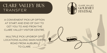 Gourmet Festival Clare Valley Pick Up Service