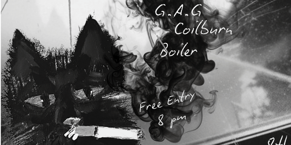G.A.G. + Coilburn + Cymbidium + Boiler live at The Hamilton Station Hotel - Concert poster