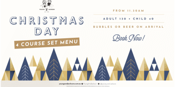Young and Jacksons VIC Christmas Day 4 Course Lunch