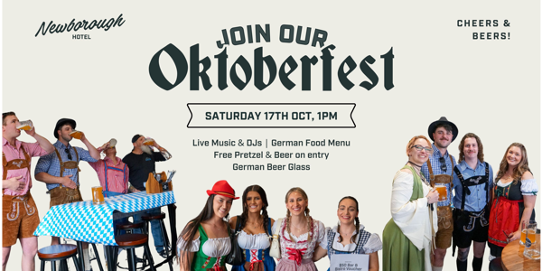 OKTOBERFEST at Newborough Hotel! live at Yallourn Newborough RSL - Concert poster