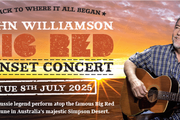 John Williamson Big Red Sunset Concert 2025