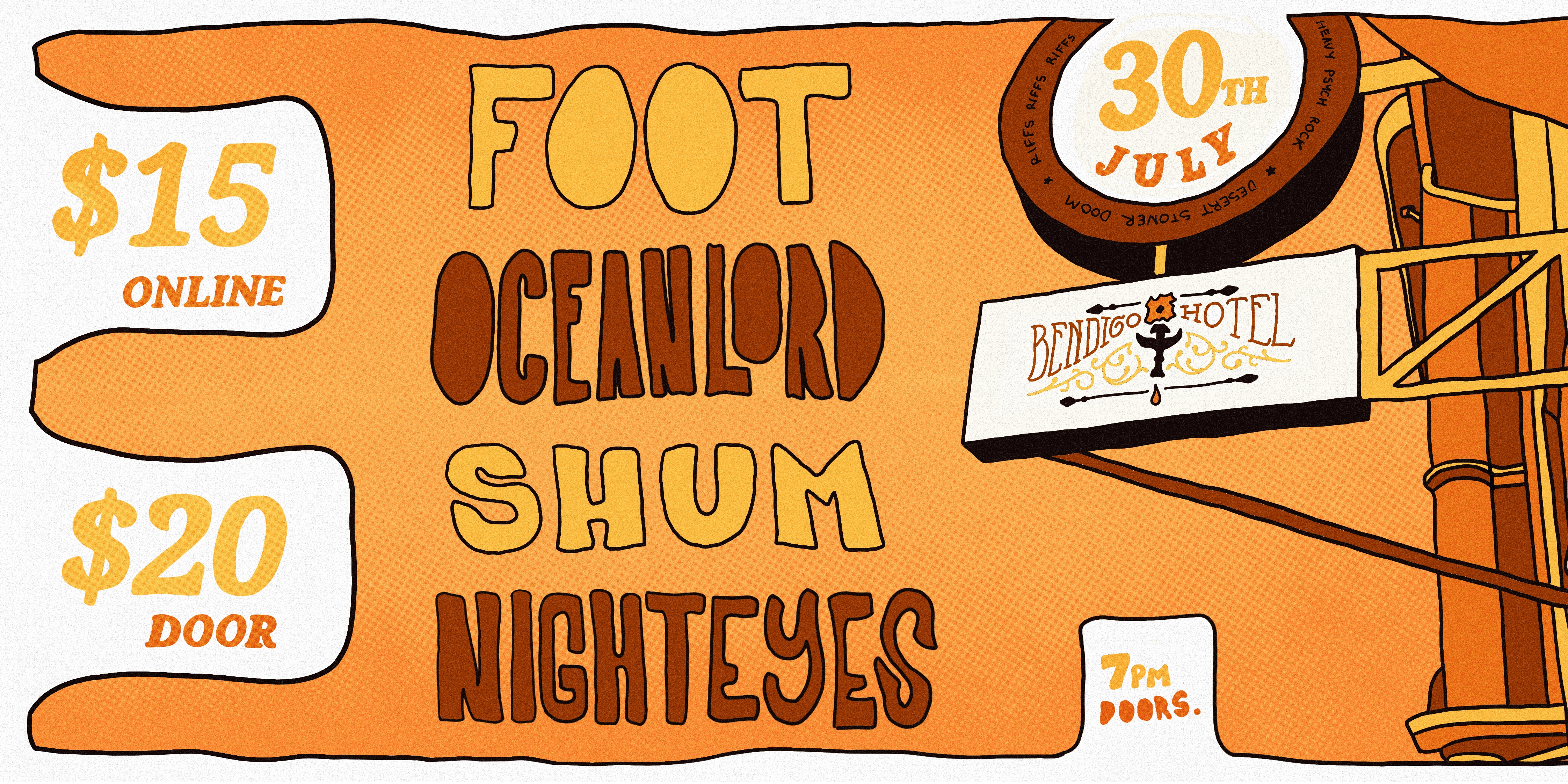 Foot + Oceanlord + Shum + Nighteyes