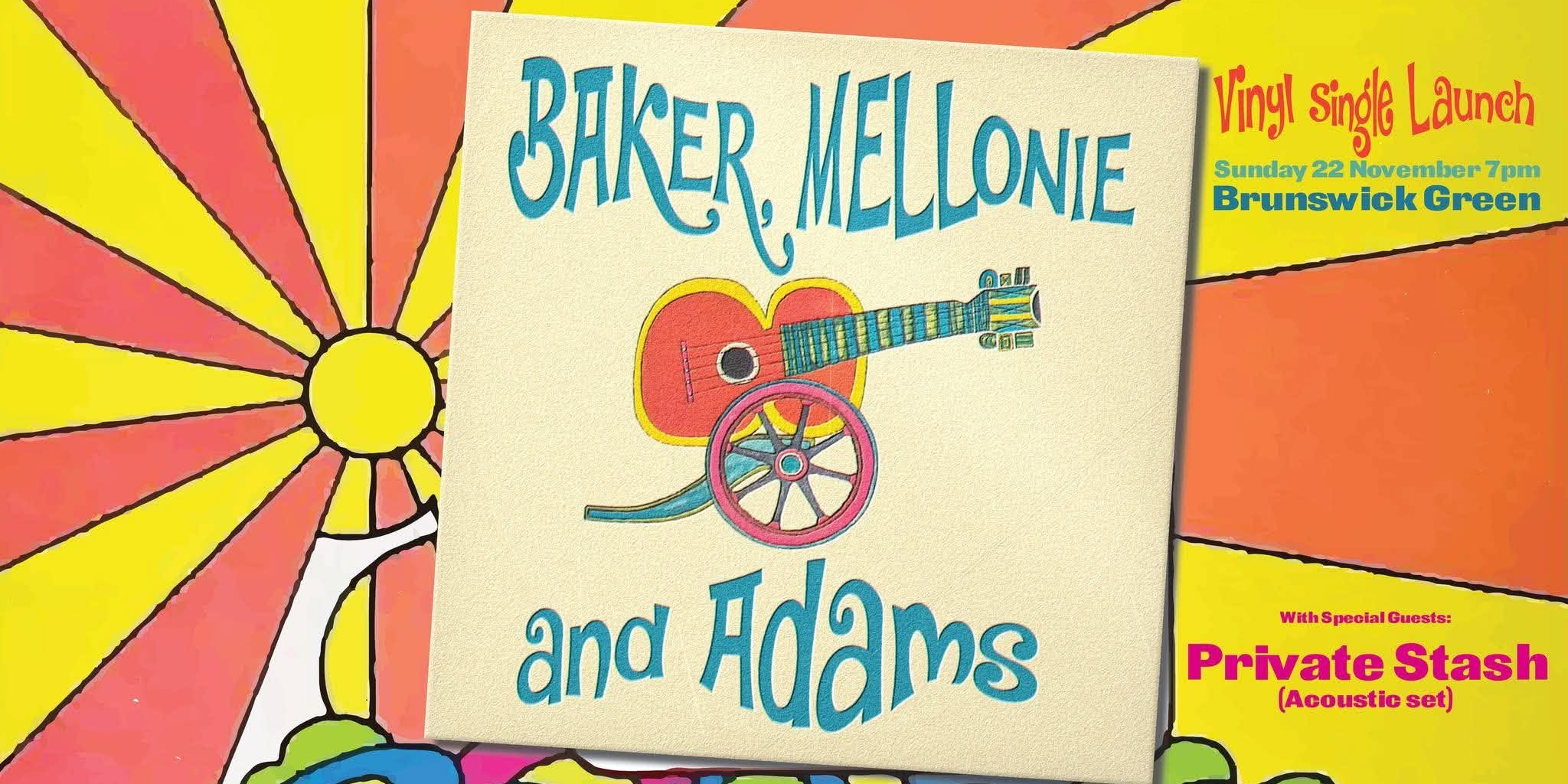 Baker, Mellonie & Adams (BMA)  -  Vinyl Single Launch