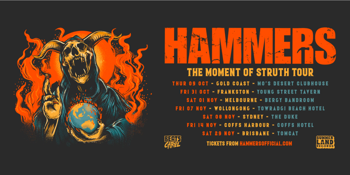 HAMMERS "The Moment of Struth Tour" FRANKSTON