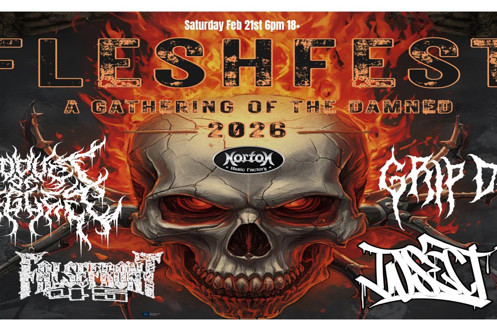 FLESHFEST 2026 - A Gathering of the Damned - Featuring: PRODUCT OF NEGLECT -  GRIP DOWN - FALSE FRONT - INSECT