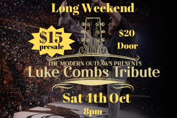 The Modern Outlaws presents- Luke Combs Tribute
